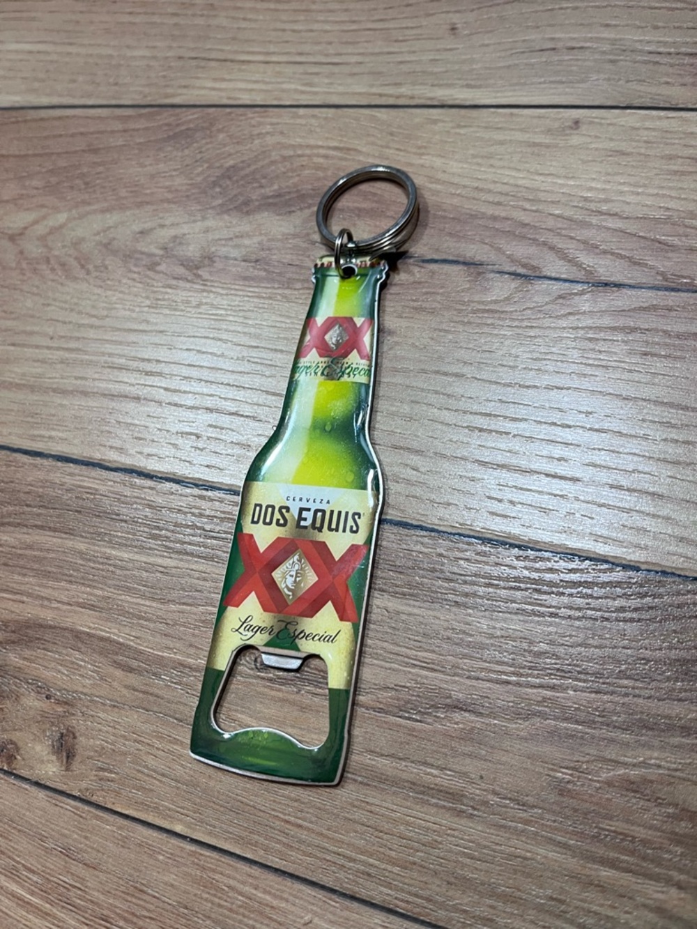 New Dos Equis Bottle Opener Keychain